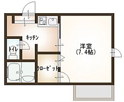 Presage 202 ｜ 滋賀県東近江市八日市東本町（賃貸アパート1K・2階・24.00㎡） その2