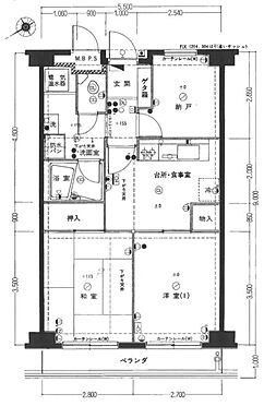 区分マンション-広島市中区国泰寺町１丁目 3DK→2LDKへ間取変更（図面は、変更前3DKになります。