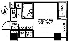 ステイタス武蔵野 509号室 ｜ 東京都武蔵野市境南町２丁目（賃貸マンション1R・5階・18.45㎡） その2