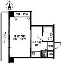 ふじハイツ 501号室 ｜ 東京都三鷹市上連雀４丁目（賃貸マンション1K・5階・23.38㎡） その2