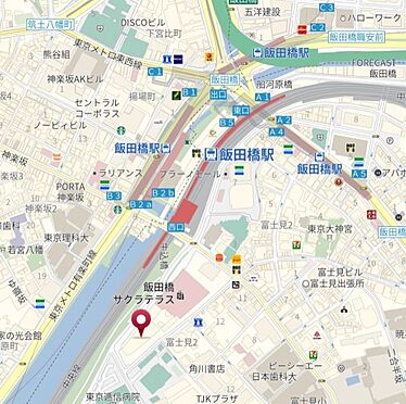区分マンション-千代田区富士見２丁目 地図