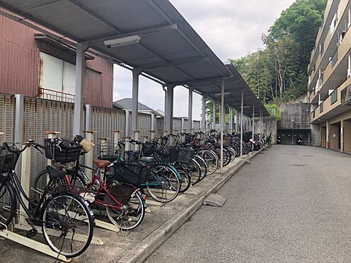 区分マンション-松戸市上矢切 自転車置き場です。