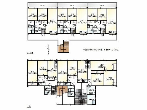 アパート-かほく市遠塚 間取りは2DK・2LSK　全9世帯、利回り10.8%！！