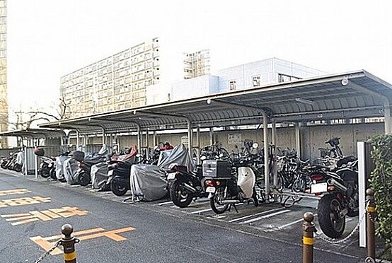 区分マンション-京都市山科区西野阿芸沢町 屋根付き駐輪場・バイク置き場