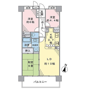区分マンション-松戸市秋山１丁目 12階、南向き、陽当たり・眺望良好。