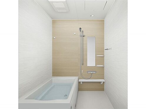 戸建賃貸-名古屋市中村区草薙町3丁目 足を伸ばしてゆっくりくつろげる浴槽サイズ。滑りにくい設計でお子様とのお風呂も安心です。（同仕様）