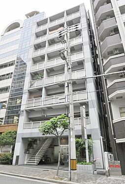区分マンション-大阪市中央区大手通２丁目 白を基調としたシンプルな外観