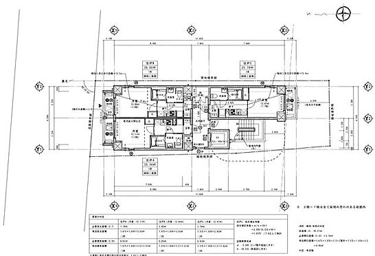 一棟マンション-新宿区西落合１丁目 2階〜7階・平面図