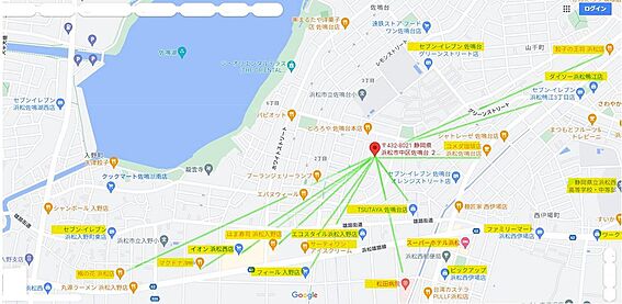 区分マンション-浜松市中区佐鳴台２丁目 地図