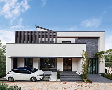 【アキュラホーム　二俣川展示場】＠二俣川駅そば　V2H蓄電池と太陽光パネル搭載ZEH仕様モデルハウスのメイン画像