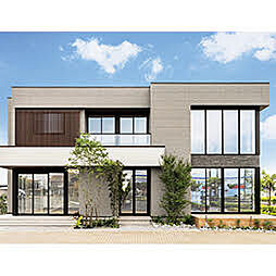 【アキュラホーム　三郷展示場】＠イトーヨーカドー三郷店そば　2階建て4層空間のモデルハウスのメイン画像