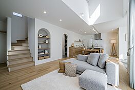 アーキテックス（GROOVY／KANAL HOME／SIMPLE is...／dramacy）の住宅イベント「【WEB予約でQUOカード5,000円分プレゼント】刈谷市一ツ木町モデルハウス来場見学│グレイッシュインテリアが映える広々2階建て│KANAL HOME」の開催場所 KANAL HOME_刈谷市一ツ木町モデルハウス3号地の画像2