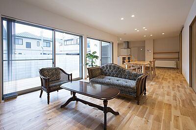 和風・和モダンスタイルのリビング 姫路の一級建築士【住空間建築設計】の事例画像