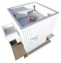 FUJIKEN ORDERHOUSEの施工事例「Y様邸 ZERO-CUBE+BOX+スカイバルコニー」の画像