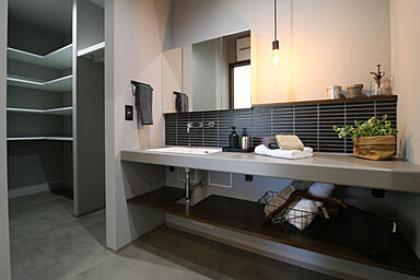 FUJIKEN ORDERHOUSEの施工事例「洗面空間の充実したお家 ZERO-CUBE+BOX」の画像5