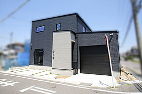 FUJIKEN ORDERHOUSEの施工事例「タイル仕上げのガレージのある家 ZERO-CUBE+GARAGE」の画像1