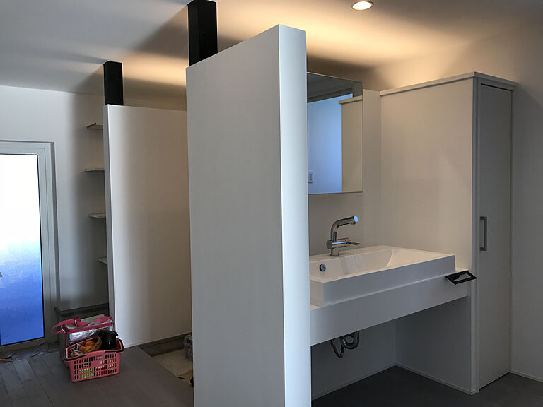 【 H&C 】高山市の高気密・高断熱住宅の専門会社の公式画像_洗面2