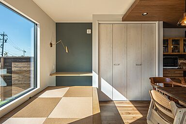 ワンダーホーム ~土地相談からお手伝いいたします~の施工事例「スタイリッシュな外観×豊富な収納。おうちキャンプも楽しめる家」の画像6