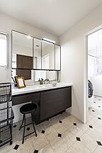 シンプルモダンスタイルの洗面所 よかタウン注文住宅(糟屋営業所)の事例画像