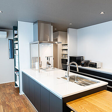 よかタウン注文住宅(糟屋営業所)の施工事例「とにかく大人かっこいい。まるでホテルのようなお家【平屋】」の画像4