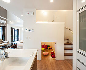 よかタウン注文住宅(糟屋営業所)の施工事例「吹き抜けリビング+スキップフロアのある和の家【モデルハウス】」の画像2