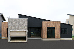 株式会社 WOODY HOUSEの施工事例「インナーガレージがある家 | 43坪の平家」の画像