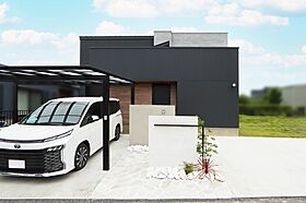 株式会社WOODY HOUSEの施工事例「4mの吹き抜けとヌックのある平屋|32坪」のメイン画像