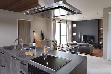 株式会社 WOODY HOUSEの施工事例「造作アクセントが光るラグジュアリーモダンの2階建て|44坪」の画像1