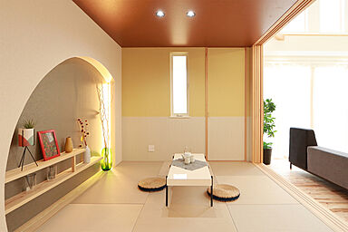 株式会社WOODY HOUSEの施工事例「「大人かわいい」スキップフロアのある2階建て | 43坪」の画像5