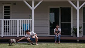 【悠悠ホーム | 健康、快適、長寿命の家】の施工事例「夢をカタチにしたサーファーズハウス/土間や薪ストーブのあるおしゃれな暮らし」の画像1