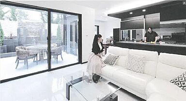 クレバリーホーム泉佐野店の施工事例「日常の中で、非日常を愉しむ、高級リゾートをイメージしたゆとりの住まい。」の画像1