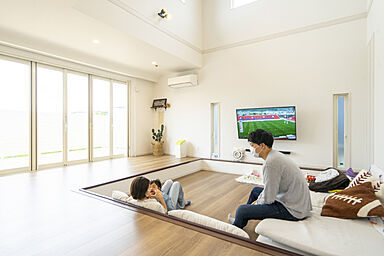 株式会社高栄ホームの施工事例「テクノストラクチャーー光と風を採り込む家ー【滋賀県大津市】」の画像1