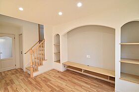 太陽ハウジング株式会社の施工事例「刈谷市 Kさま邸 「まぁるい曲線のアーチ壁のある優しい雰囲気のお家」」のメイン画像