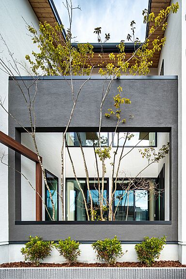 株式会社加度商の施工事例「【コンテスト受賞】中庭を360°楽しむ家」の画像1