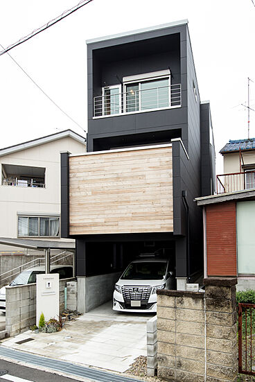 ホームズ 間口4m 狭小間口に建つ木造3階建てビルトインガレージ狭小住宅 ニケンハウジング株式会社の施工事例 注文住宅を建てる ホームズ 間口4m 狭小間口に建つ木造3階建てビルトインガレージ狭小住宅 ニケンハウジング株式会社の施工事例 注文住宅を建てる