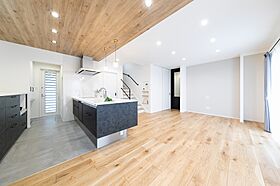 さんわの家の施工事例「ナチュラルモダンな家族でふれあう暮らしの家」の画像1