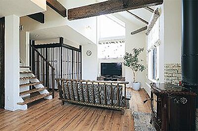 木の家スタイルのリビング 株式会社土屋ホーム 盛岡営業所の事例画像