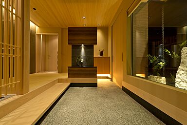 【NOZOMI HOME】飛騨・高山・下呂の注文デザイン住宅の施工事例「【和モダン×屋上庭園】高級旅館の風情で、リゾート気分を満喫。」の画像1