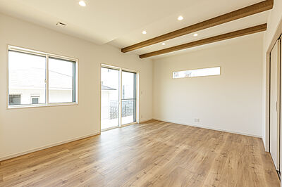 シンプルモダンスタイルのリビング 鬼丸ホーム株式会社の事例画像