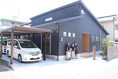 株式会社国分ハウジング 姶良店の施工事例「子育て真っ只中のにぎやか5人家族、毎日の家事を間取りで応援!」の画像