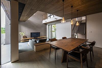 ホテルライクスタイルのリビング 株式会社 伊田工務店の事例画像