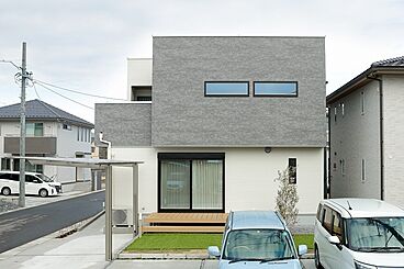 内藤ホームの施工事例「シンプルモダンの家 耐震住宅テクノストラクチャー」の画像