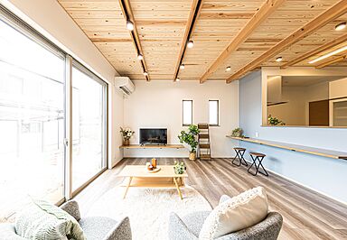 はなまるの家の施工事例「癒しと家事楽!両方叶えた無垢の木の住まい」の画像