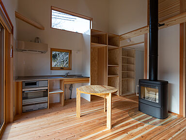 株式会社 大市住宅産業の施工事例「【セカンドハウス/薪ストーブ/丹波篠山市】桜坂のアトリエ」の画像1