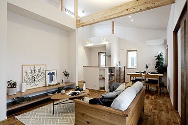 SAWAMURA建築設計 高島スタジオの施工事例「二人暮らしの平屋【滋賀県高島市】」の画像1