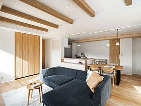 SAWAMURA建築設計 高島スタジオの施工事例「水平ラインが美しい平屋【福井県三方郡美浜町】」の画像2