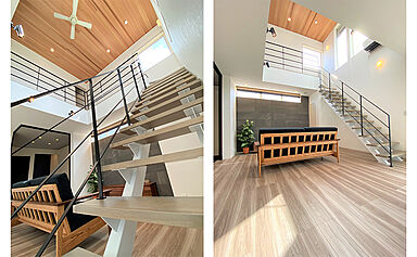 ワイケイホーム株式会社の施工事例「居心地と開放感を追求した、家事楽動線のある家」の画像2