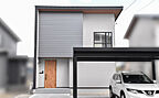 シンプルモダンスタイルの外観 ワイケイホーム株式会社の事例画像