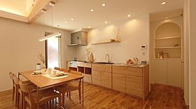 住楽の家の施工事例「数字以上の広さを感じる半平家住宅」の画像1