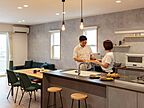 カフェスタイルのキッチン ハウスジャパンの事例画像